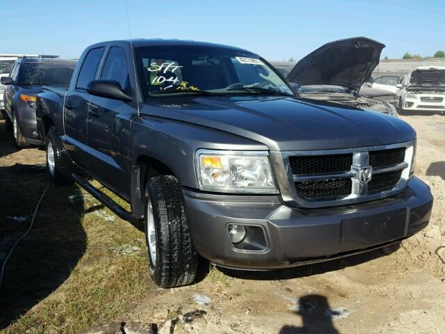 1D7HE48NX8S535886 - 2008 DODGE DAKOTA GRAY photo 1