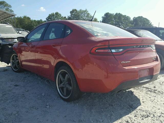 1C3CDFBH8DD698934 - 2013 DODGE DART SXT RED photo 3