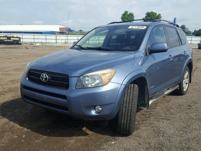 JTMBD32V086073532 - 2008 TOYOTA RAV4 SPORT BLUE photo 2