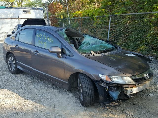 19XFA16909E010194 - 2009 HONDA CIVIC EXL 灰色 照片 1