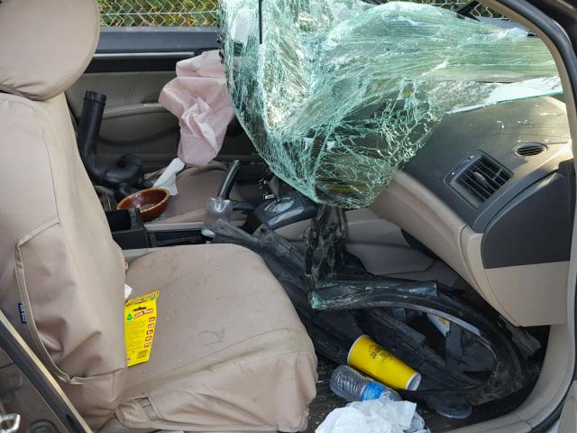 19XFA16909E010194 - 2009 HONDA CIVIC EXL 灰色 照片 5