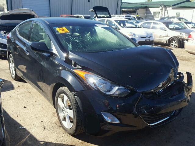 5NPDH4AE4DH408067 - 2013 HYUNDAI ELANTRA BLACK photo 1