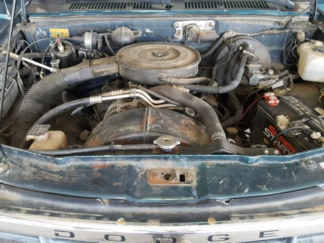 1B7GL23X4SS333321 - 1995 DODGE DAKOTA GREEN photo 7