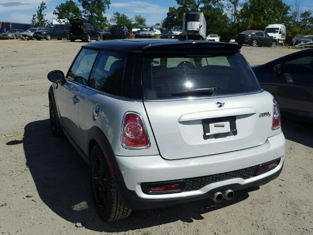 WMWSV3C50DT479489 - 2013 MINI COOPER WHITE photo 3