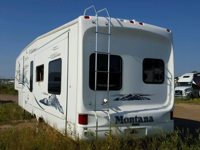 4YDF329255D515588 - 2006 KEYSTONE MONTANA WHITE photo 3