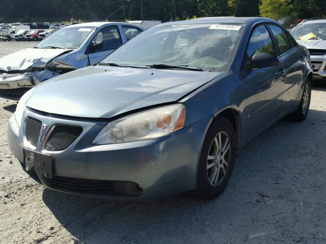 1G2ZG558964276696 - 2006 PONTIAC G6 SE1 BLUE photo 2