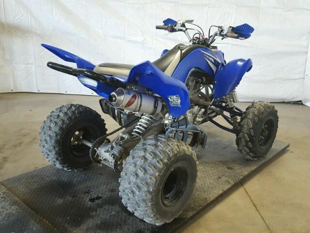 JY4AM14Y48C000655 - 2008 YAMAHA YFM700 R BLUE photo 4