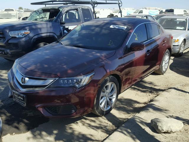 19UDE2F38GA022611 - 2016 ACURA ILX BASE RED photo 2
