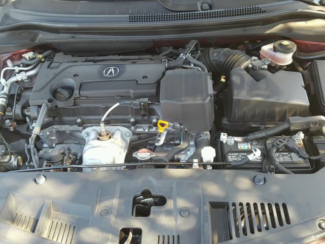19UDE2F38GA022611 - 2016 ACURA ILX BASE RED photo 7