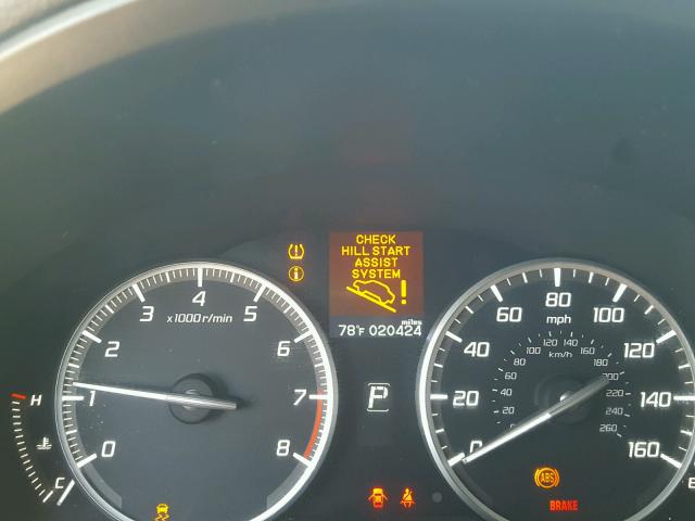 19UDE2F38GA022611 - 2016 ACURA ILX BASE RED photo 8