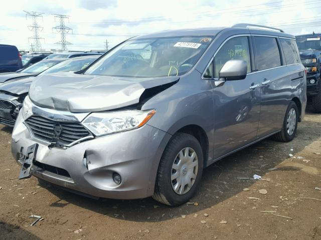 JN8AE2KP2C9048891 - 2012 NISSAN QUEST GRAY photo 2