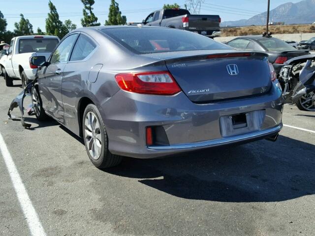 1HGCT1B88DA016672 - 2013 HONDA ACCORD EXL CHARCOAL photo 3