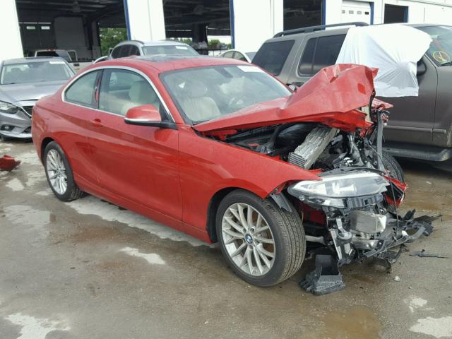 WBA1F9C56GV544995 - 2016 BMW 228 I RED photo 1