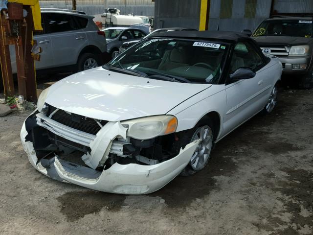 1C3EL75R05N592852 - 2005 CHRYSLER SEBRING GT WHITE photo 2