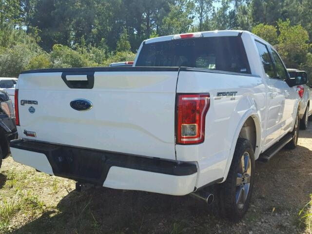 1FTEW1EP3FKD78911 - 2015 FORD F150 WHITE photo 4