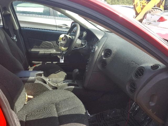 2G2WP552571145096 - 2007 PONTIAC GRAND PRIX RED photo 5