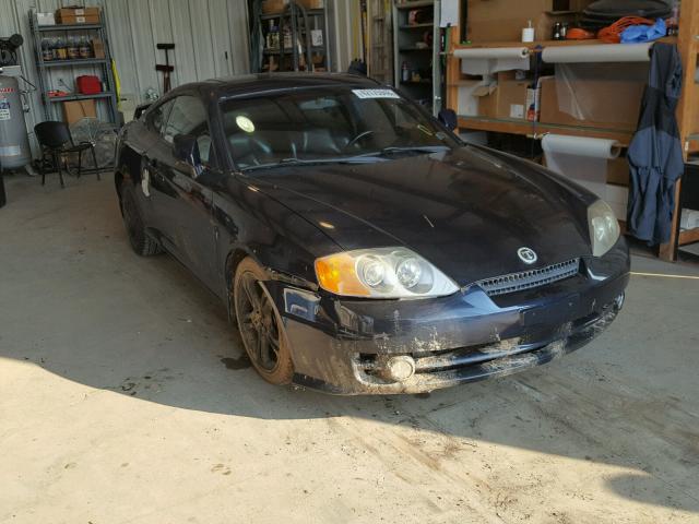 KMHHN65F44U115148 - 2004 HYUNDAI TIBURON GT BLUE photo 1