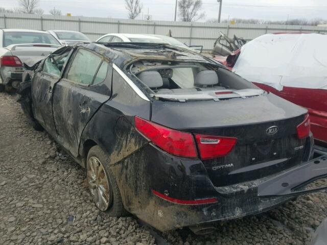 5XXGN4A78FG428456 - 2015 KIA OPTIMA EX BLACK photo 3