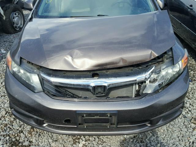 2HGFB2F94CH505255 - 2012 HONDA CIVIC EXL 棕色 照片 7