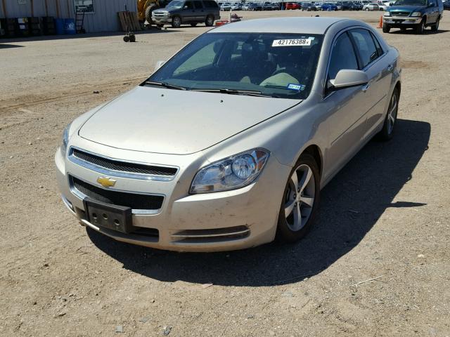 1G1ZC5E01CF328106 - 2012 CHEVROLET MALIBU 1LT ვერცხლისფერი ფოტო 2