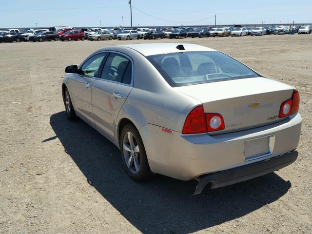 1G1ZC5E01CF328106 - 2012 CHEVROLET MALIBU 1LT ვერცხლისფერი ფოტო 3