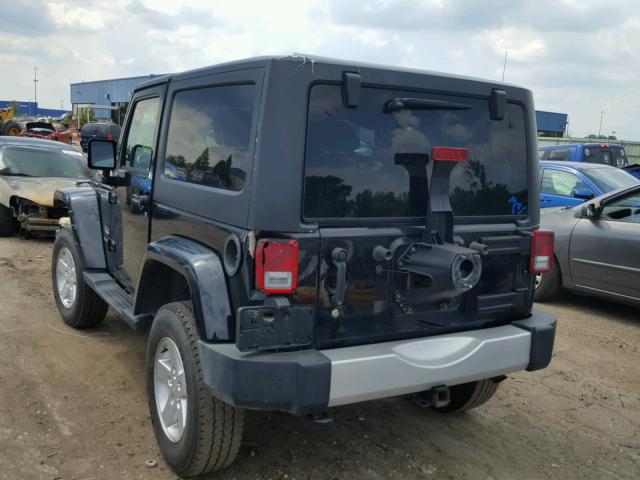 1C4AJWBG1CL211368 - 2012 JEEP WRANGLER S BLACK photo 3