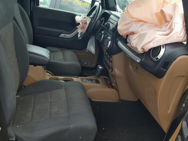 1C4AJWBG1CL211368 - 2012 JEEP WRANGLER S BLACK photo 5