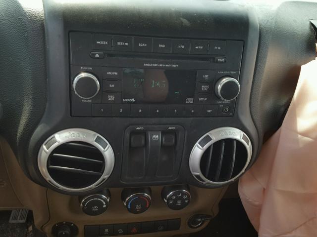 1C4AJWBG1CL211368 - 2012 JEEP WRANGLER S BLACK photo 9