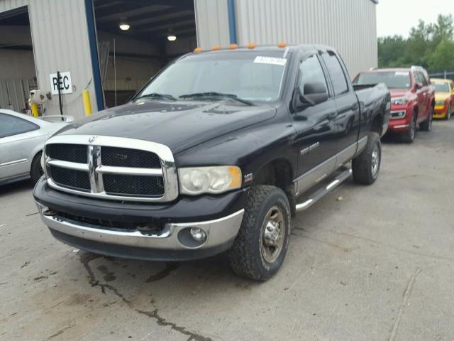 3D7KU28W03G764521 - 2003 DODGE RAM 2500 S Սև լուսանկար 2