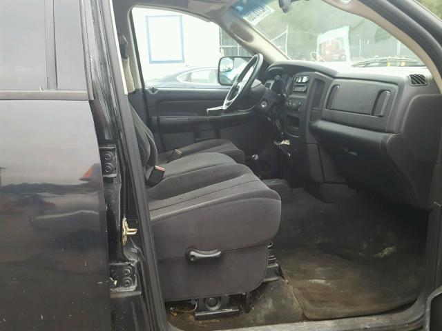 3D7KU28W03G764521 - 2003 DODGE RAM 2500 S Սև լուսանկար 5