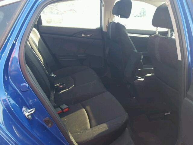 2HGFC2F79HH510681 - 2017 HONDA CIVIC EX BLUE photo 6
