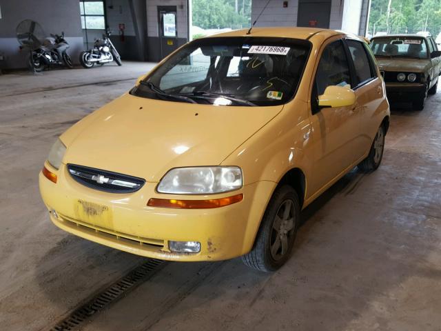 KL1TD666X6B659725 - 2006 CHEVROLET AVEO BASE Сары фото 2