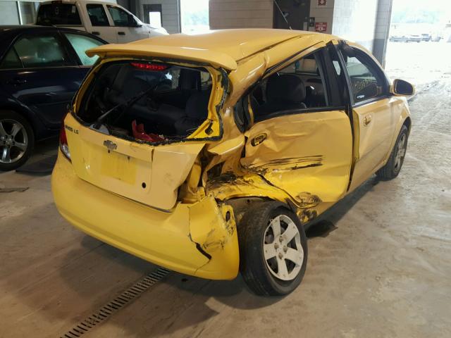 KL1TD666X6B659725 - 2006 CHEVROLET AVEO BASE Сары фото 4