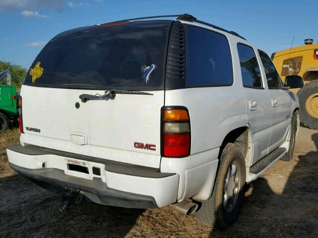 1GKEK63U44J104058 - 2004 GMC YUKON WHITE photo 4