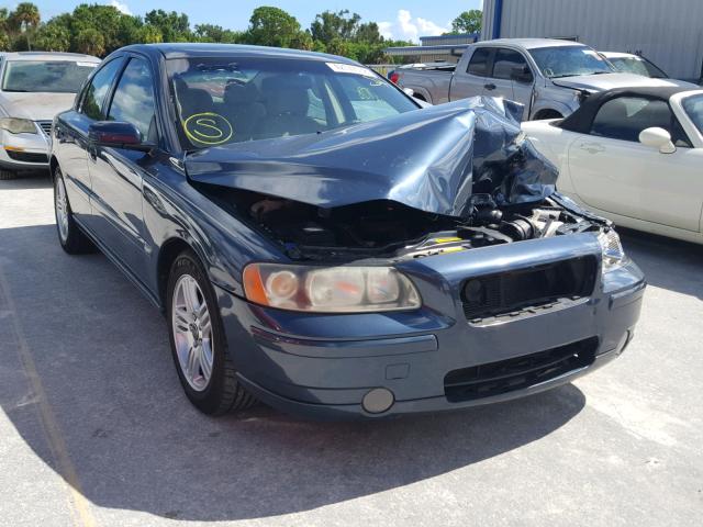 YV1RS592462523581 - 2006 VOLVO S60 2.5T BLUE photo 1