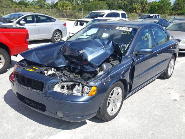 YV1RS592462523581 - 2006 VOLVO S60 2.5T BLUE photo 2