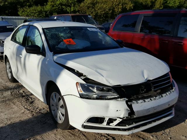 3VW2K7AJ6FM349640 - 2015 VOLKSWAGEN JETTA BASE 白色 照片 1