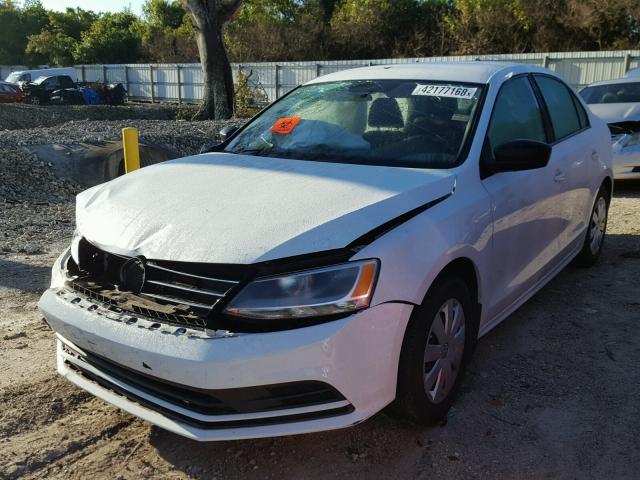 3VW2K7AJ6FM349640 - 2015 VOLKSWAGEN JETTA BASE 白色 照片 2