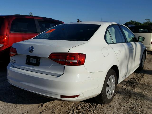 3VW2K7AJ6FM349640 - 2015 VOLKSWAGEN JETTA BASE 白色 照片 4