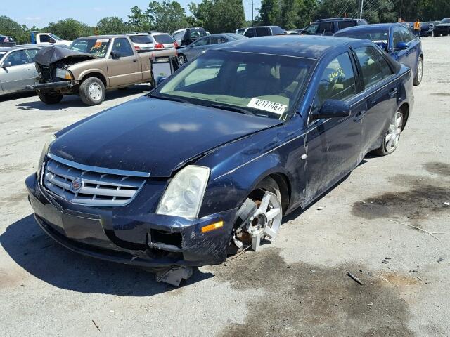 1G6DW677560195580 - 2006 CADILLAC STS BLUE photo 2