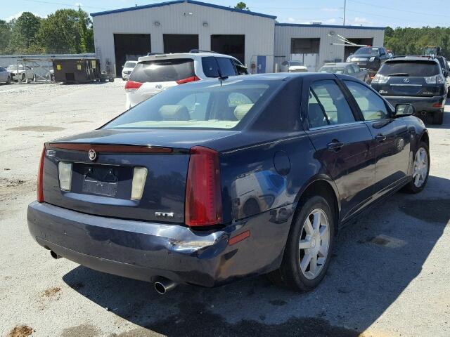 1G6DW677560195580 - 2006 CADILLAC STS BLUE photo 4