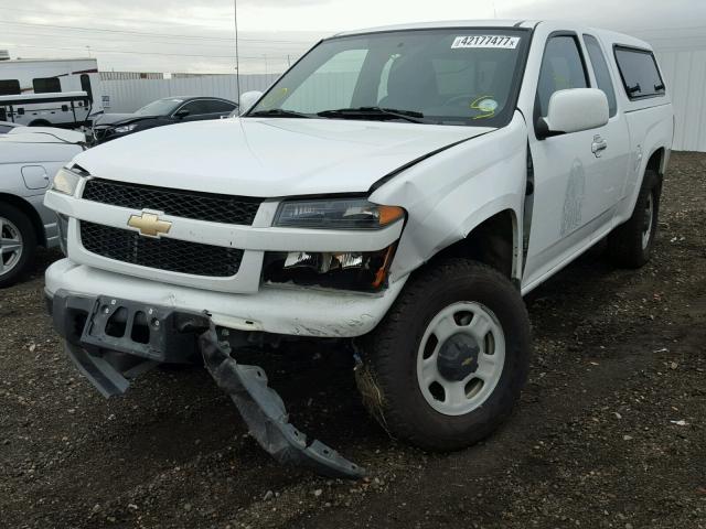 1GCJTBFE9B8127019 - 2011 CHEVROLET COLORADO WHITE photo 2