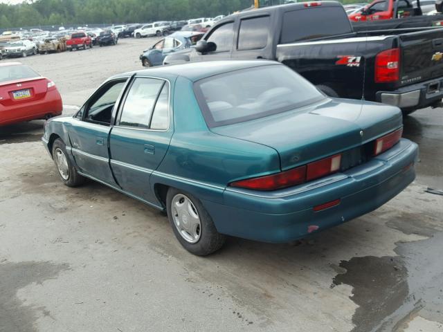 1G4NJ52T2TC406139 - 1996 BUICK SKYLARK GR GREEN photo 3