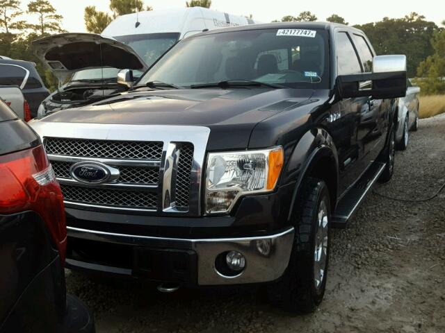 1FTFW1ET3CKD85001 - 2012 FORD F150 BLACK photo 2