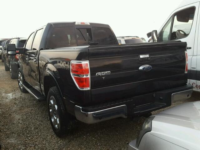 1FTFW1ET3CKD85001 - 2012 FORD F150 BLACK photo 3