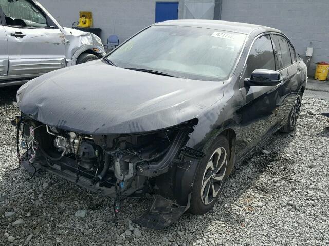 1HGCR3F02GA029159 - 2016 HONDA ACCORD EXL BLACK photo 2