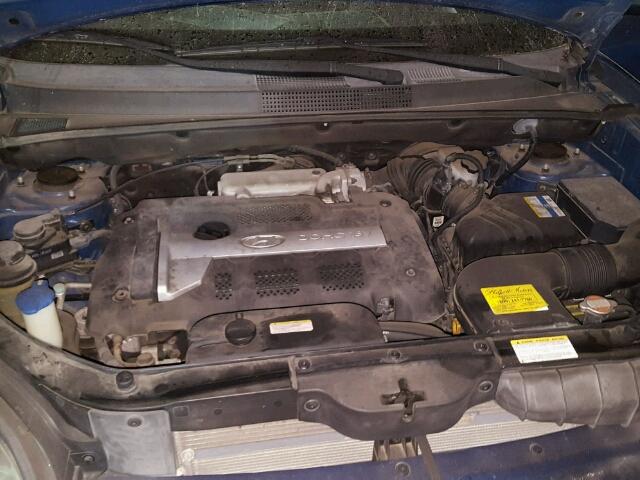 KM8JM12B56U336141 - 2006 HYUNDAI TUCSON GL BLUE photo 7