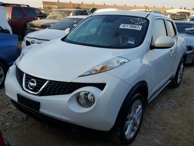 JN8AF5MR6ET454692 - 2014 NISSAN JUKE WHITE photo 2