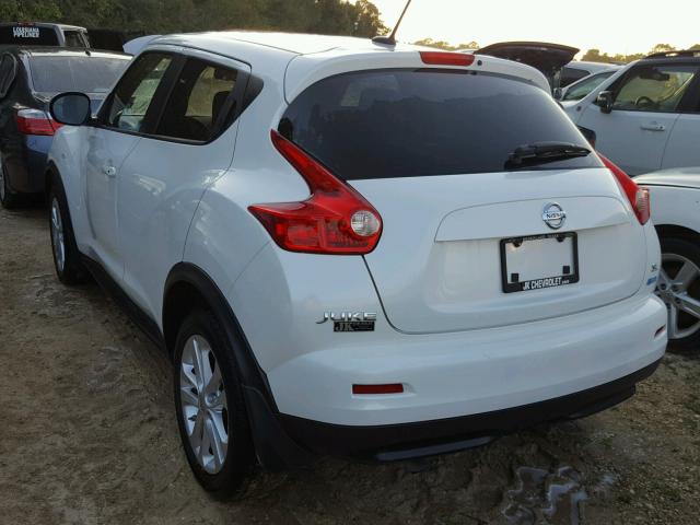 JN8AF5MR6ET454692 - 2014 NISSAN JUKE WHITE photo 3