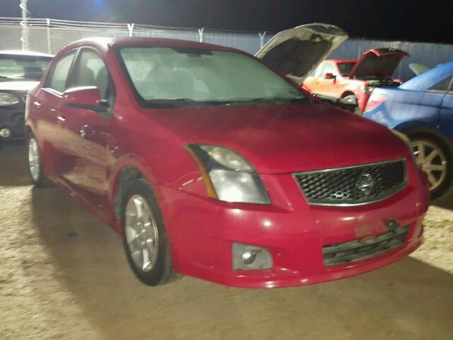 3N1AB6AP7CL640424 - 2012 NISSAN SENTRA RED photo 1